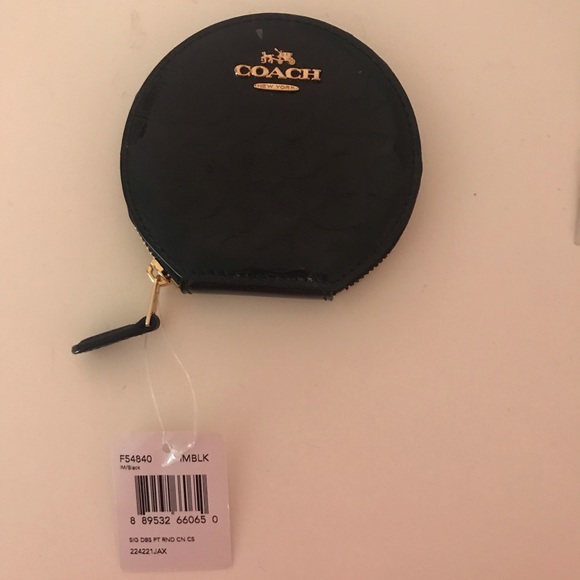 Coach Handbags - NWT COACH black coin wallet